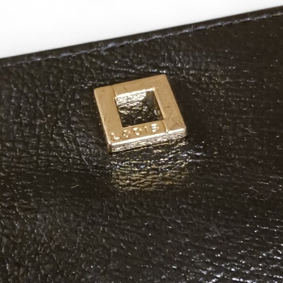 Lodis Olivia Black  Pebbled Leather Wallet & Julia Card Stacker Organizer Set - Picture 2 of 9